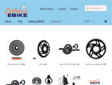 Tablet Screenshot of california-ebike.com